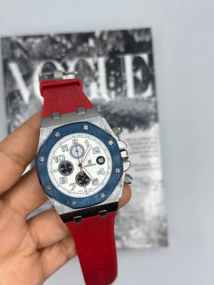 AP ChronoGraph Kırmızı Erkek Kol Saati | S826