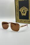 Cartier Kahverengi  Unisex Güneş Gözlüğü | G1761-VLL