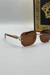 Cartier Kahverengi  Unisex Güneş Gözlüğü | G1761-VLL