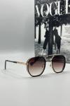 Cartier Kahverengi Cam Erkek Güneş Gözlüğü G1398-ILY Kahverengi