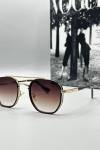 Cartier Kahverengi Cam Erkek Güneş Gözlüğü G1398-ILY Kahverengi