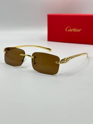 Cartier Kahve- Gold İthal Unisex Gözlük G3666-VLL