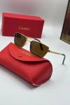 Cartier Kahverengi İthal Unisex Güneş Gözlük G3778
