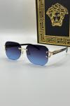 Cartier Mavi Cam Unisex Güneş Gözlüğü | G1762-VLL