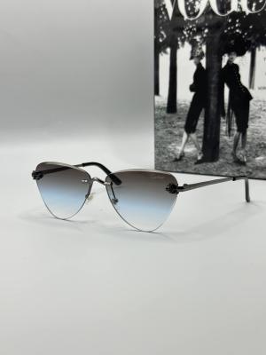 Cartier Mavi Cam Kadın Güneş Gözlüğü G1358-VLL Diğer