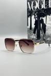 Cartier Metal Kasa Kahve Cam Erkek Güneş Gözlüğü  G1390-ILY Kahverengi