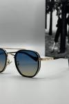 Cartier Metal Kasa Mavi Cam Erkek Güneş Gözlüğü    G1404 Gök Mavi
