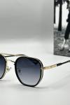 Cartier Siyah Cam Gold Çerçeve  Erkek Güneş Gözlüğü G405-ILY Siyah