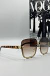 Chanel Taş Detaylı Leopar İthal Kadın Gözlük  G1876