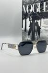 Dior Metal Kasa Siyah Cam Unisex Güneş Gözlüğü  G1417-ILY Siyah