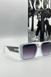 Gucci Beyaz İthal Unisex Güneş Gözlüğü  G1637 Beyaz