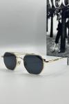 Gucci Siyah Cam Gold Çerçeve Unisex Güneş Gözlüğü   G1408 Diğer