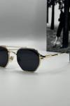 Gucci Siyah Cam Gold Çerçeve Unisex Güneş Gözlüğü   G1408 Diğer