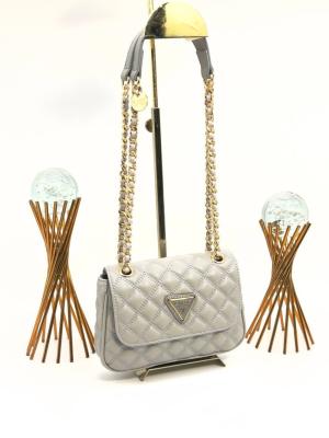 GUESS CAPİTONE CROSSBODY BAG FÜME