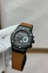 Hublot Kahvrengi Deri Kordon Krono Erkek Saat  S701-VLL