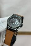 Hublot Kahvrengi Deri Kordon Krono Erkek Saat  S701-VLL