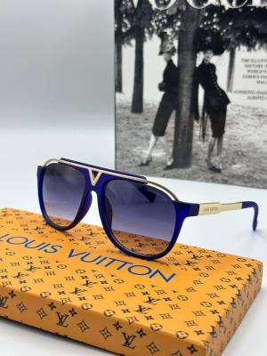 Louis Vuitton Lacivert  İthal Erkek Güneş Gözlüğü  G1833-VLL