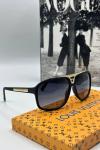 Louis Vuitton Siyah İthal Erkek Güneş Gözlüğü  G1834-VLL