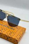 Louis Vuitton Siyah Gold Detay Erkek Güneş Gözlüğü  G1930