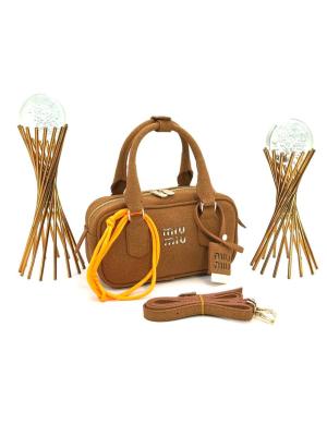 Miu Miu Arcadie BAG NEW MODEL Brown Süet Kadın Çanta