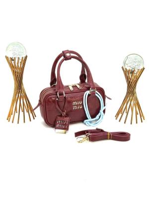 Miu Miu Arcadie BAG NEW MODEL Bordo Kadın Çanta