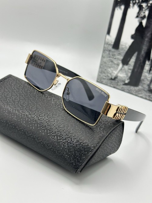 Miu Miu Yeni Sezon Gold Unisex Güneş Gözlüğü  G1997-VLL