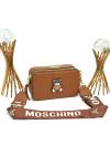 MOSCHINO SNAPSHOT WITH NEW BAG BLACK Kahverengi