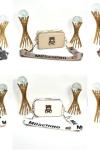 MOSCHINO SNAPSHOT WITH NEW BAG BLACK Kahverengi