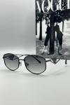 Prada Metal Kasa Kahve Cam Unisex Güneş Gözlüğü | G1375-ILY Siyah