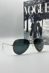 Rayban Damla Siyah Cam Gold Çerçeve Erkek Güneş Gözlüğü  G1342 Siyah