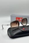 Rayban Kahve-Gümüş İthal Unisex Gözlük G3262-VLL