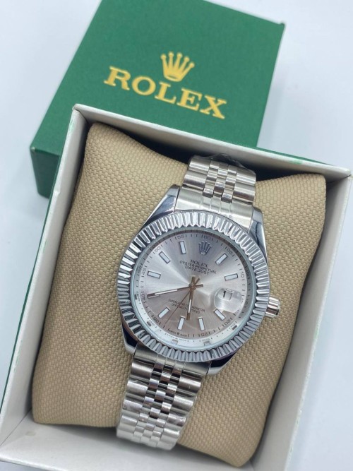Rolex Datejust Gümüş Erkek Kol Saati  S598