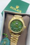 Rolex Day-Date Gold -Yeşil Kadran Erkek Kol Saati | S625