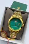 Rolex® Oyster Perpetual Yeşil Kadran Kol Saati | S626