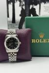 Rolex Taşlı Gümüş Kadın Saat  S605-VLL