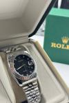 Rolex Taşlı Gümüş Kadın Saat  S605-VLL