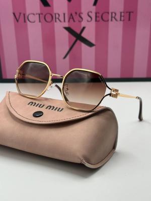 Yeni Sezon Miu Miu Kahverengi İthal Kadın Güneş Gözlüğü  G1895