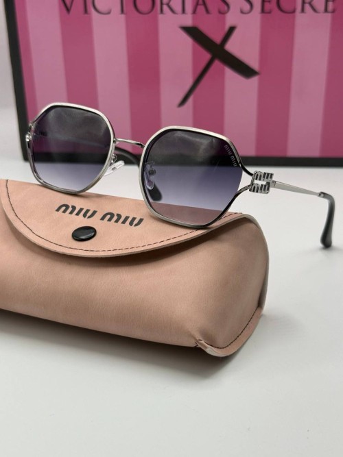 Yeni Sezon Miu Miu Gümüş İthal Kadın Güneş Gözlüğü  G1896