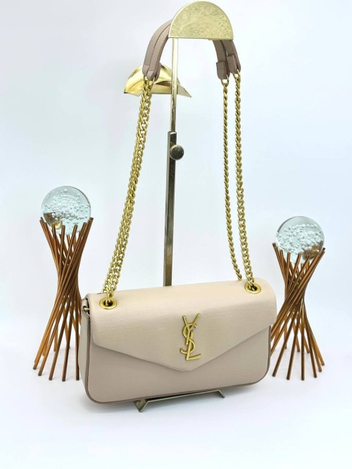 YSL CALYPSO CROSSBODY BEJ KADIN ÇANTA VLT398