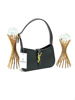 YVES SAINT LAURENT LE 5 Â 7 SHOULDER BAGS  BLACK