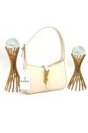 YVES SAINT LAURENT LE 5 Â 7 SHOULDER BAGS PUDRA Pudra