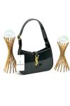 YVES SAINT LAURENT LE 5 Â 7 SHOULDER BAGS BLACK-G Siyah
