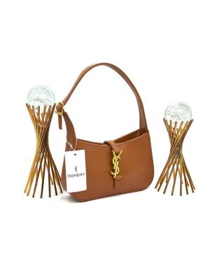 YVES SAINT LAURENT LE 5 Â 7 SHOULDER BAGS BROWN